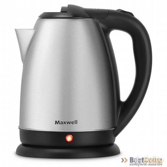 Чайник электрический Maxwell MW-1005 Черно-Стально