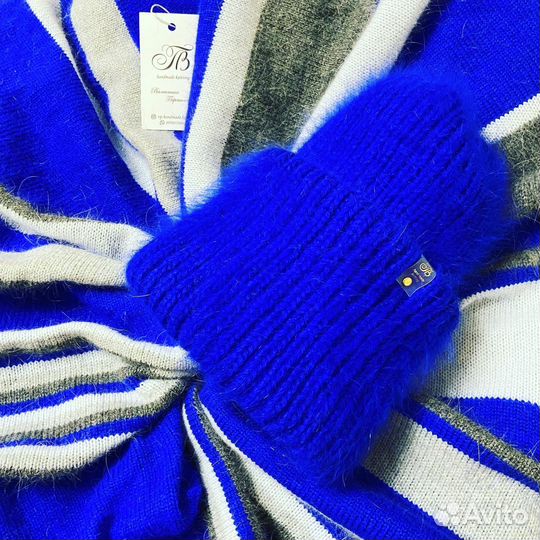 Шапка шарф варежки