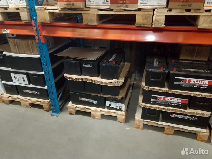 Аккумулятор zubr 12V 190 Ah 1250A обратная
