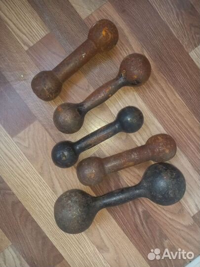 Гантели 5 шт