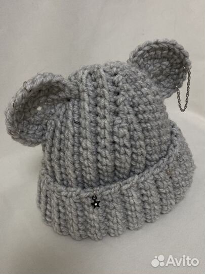 Шапка мишка