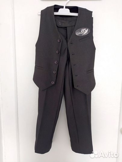 Школьная форма, брюки, жилет, кардиган 128-134