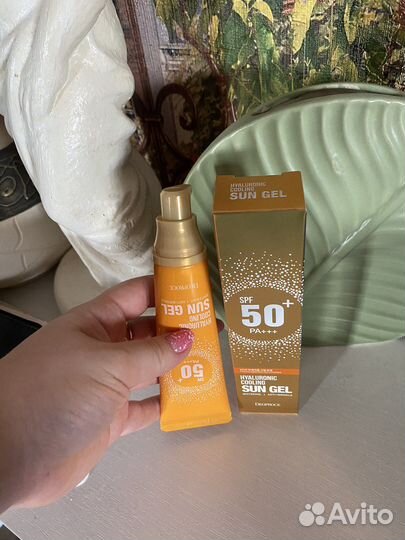Корейский Солнцезащитный крем гель для лица spf 50