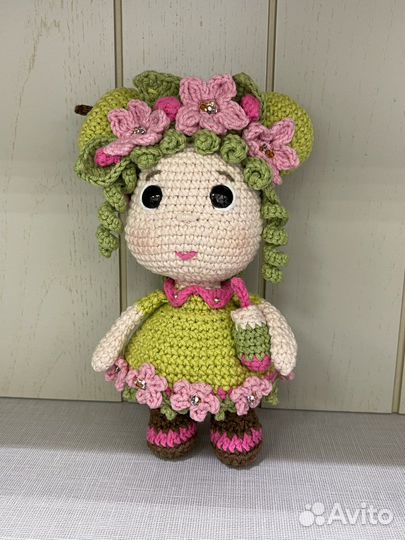 Куклы интерьерные вязаные