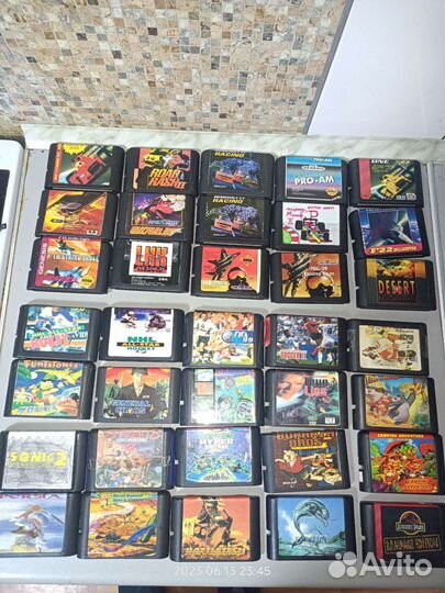 Картриджи для Sega mega Drive