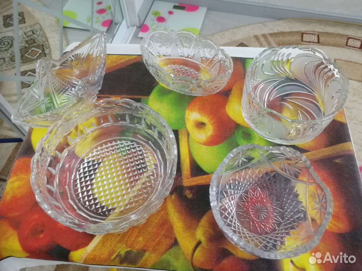 Вазы хрустальные