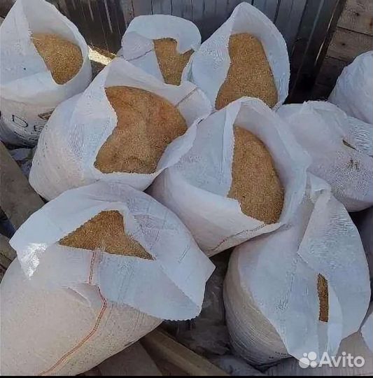 Опилки стружка в мешках