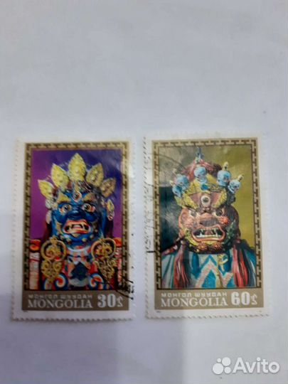 Марки монголии