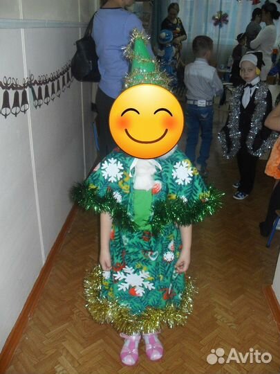 Новогодний костюм для девочки 104 110