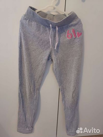 Джинсы на девочку 2шт +подарок 140-146