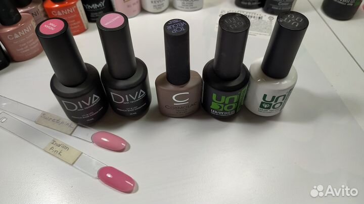 Гель-лаки 36 цв + базы+ топы + дизайн