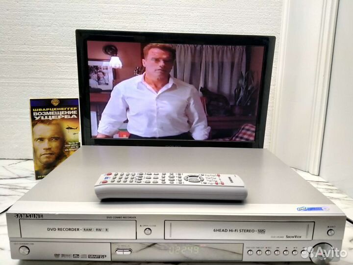 Рекордер DVD+VCR Samsung DVD-VR300E Original Korea