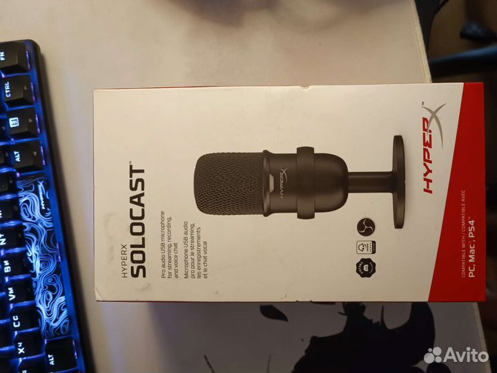 Микрофон hyperx solocast