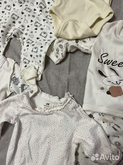 Детские вещи для новорожденных девочка пакетом