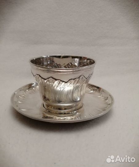 Чайно-кофейная пара. Серебро 950 проба