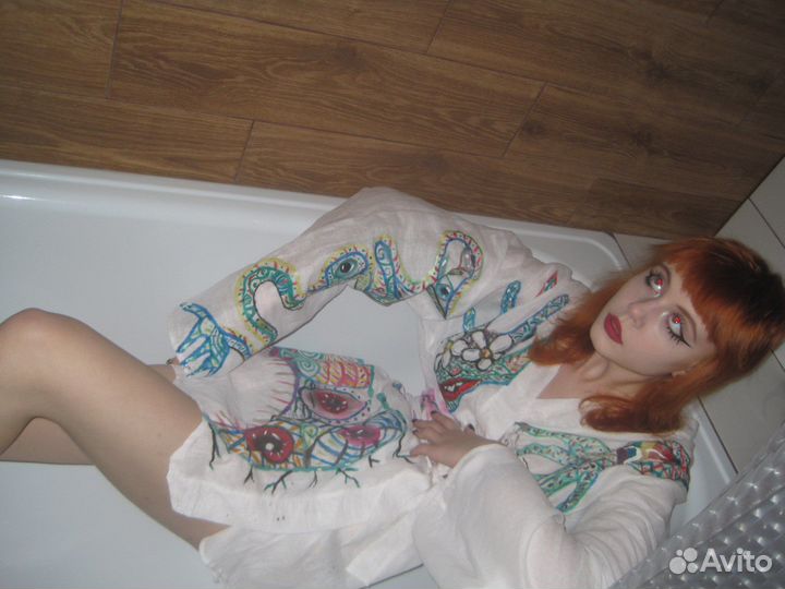 Платье кимоно женское