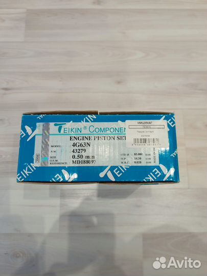 Комплект поршней с кольцами 4G63N teikin 43279 0,5