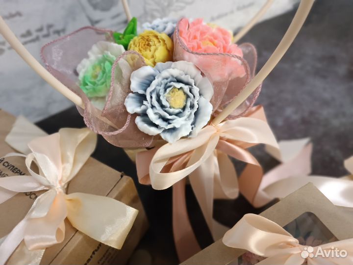 Букет из мыла