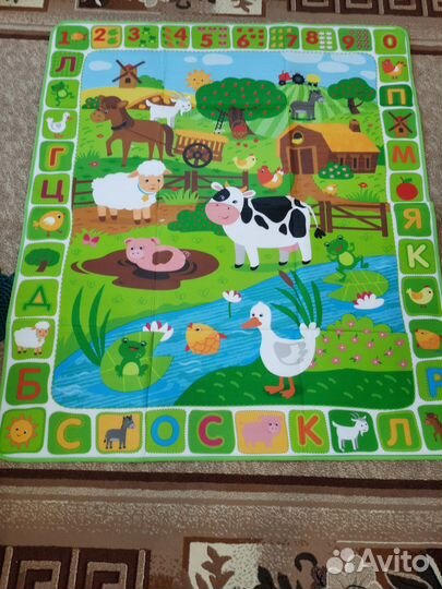 Детский развивающий коврик 150180 см