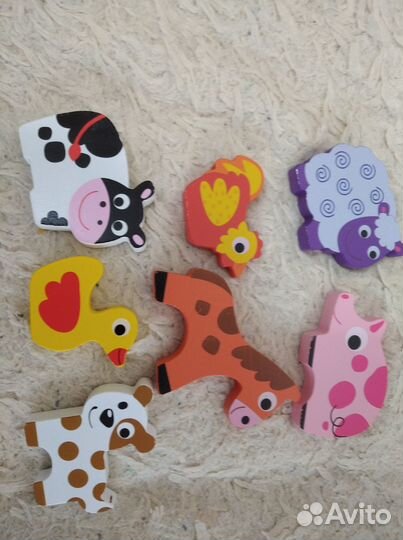 Развивающие деревянные игрушки
