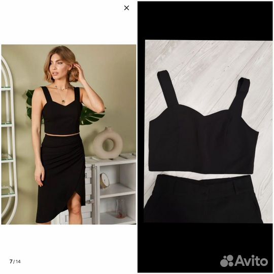 Пиджаки, брюки, юбки, топы, костюм топ с юбкой