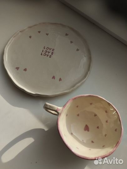 Кружка чашка керамическая ручная работа