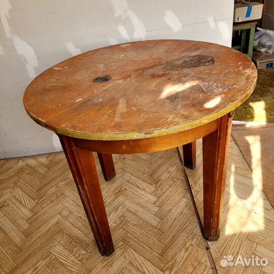 Стол круглый советский