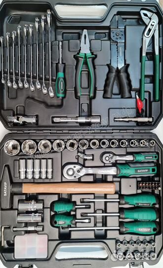 Набор инструментов, набор ключей, головок 100 шт