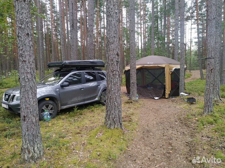 Автомобильная бокс палатка со съемным утеплителем