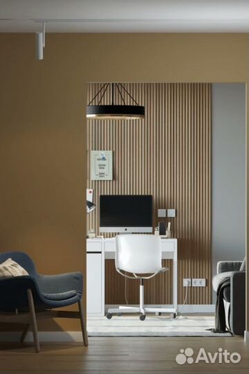 Стеновая панель с акустическим эффектом