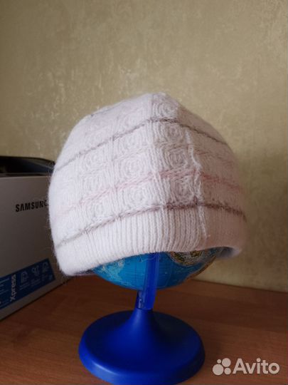 Шапка зимняя шерстяная двухслойная