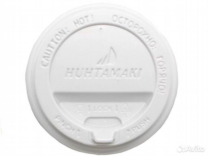 Одноразовая пластиковая крышка для кофе D80