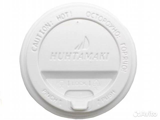 Одноразовая пластиковая крышка для кофе D80