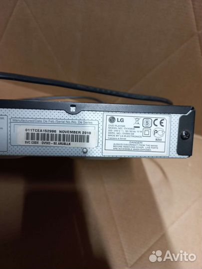 Dvd плеер с караоке и USB LG dvx583k