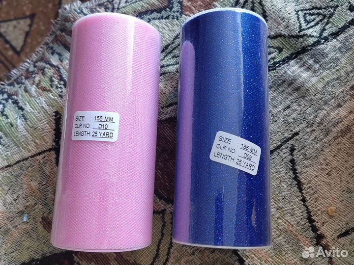 Фатин в рулоне с блеском