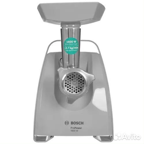 Мясорубка Bosch MFW45020 белый/серый