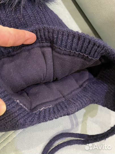 Шапка детская зимняя со снудом