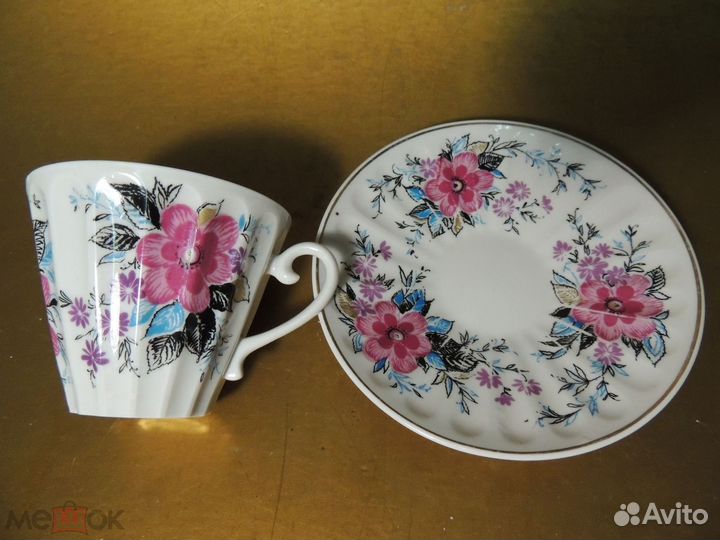 Чайная пара лфз костяной фарфор
