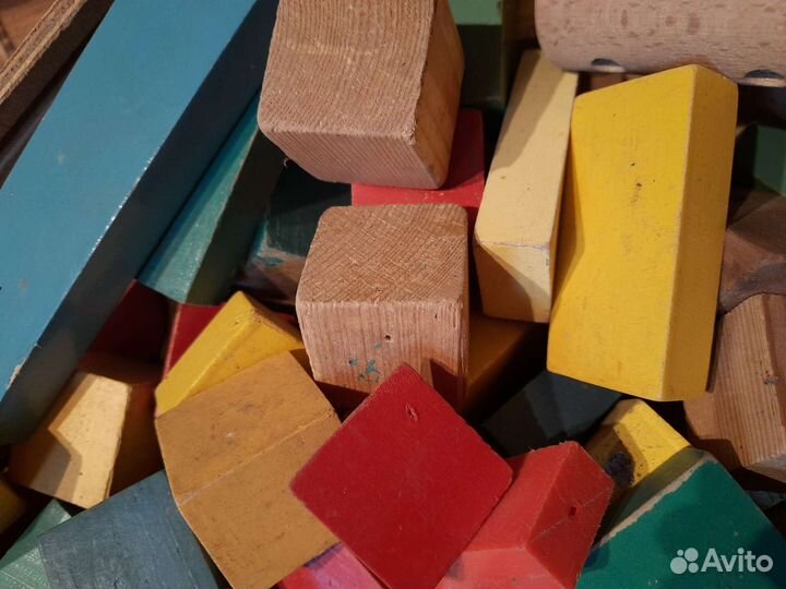 Кубики деревянные СССР