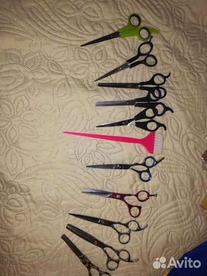 Фен, ножницы, краски парикмахерские