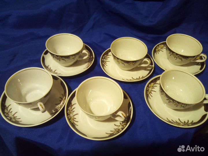Сервиз чайный фарфор Рижский