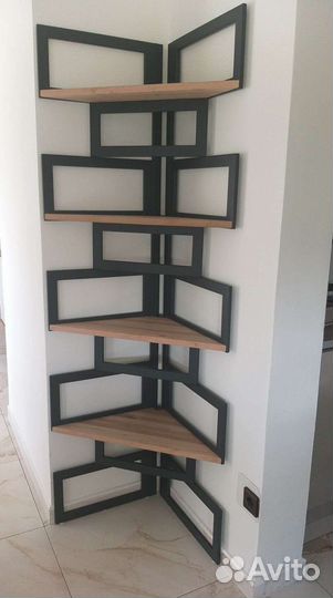 Полка, стеллаж, этажерка угловой