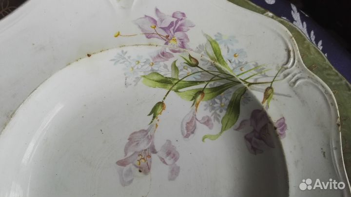 Тарелка 19 век Кузнецов