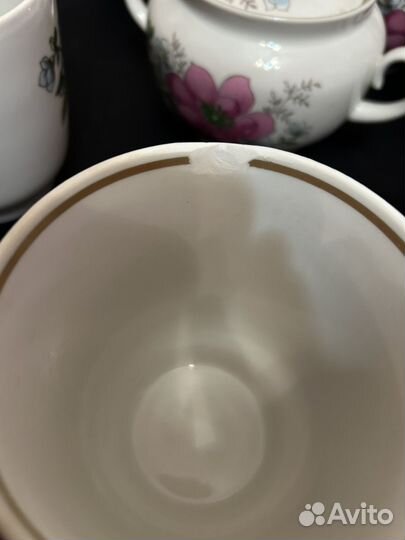 Фарфоровый чайный сервиз СССР