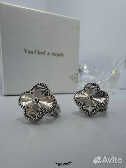 Серьги Van Cleef, золото