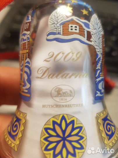 Хрустальный колокольчик Нutsсhеnrеuthеr Dаlаrnа 09