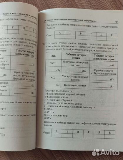 Подготовка к егэ по истории.Тематический тренинг