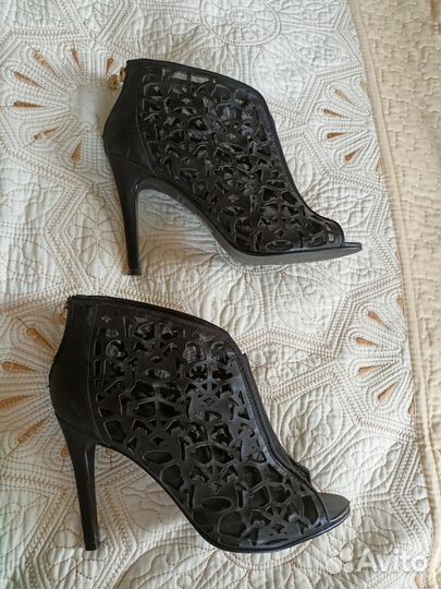 Летние ботильоны кожа