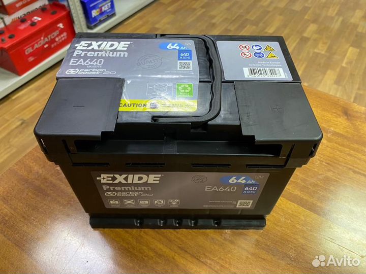 Аккумулятор Exide 64 Ач Оригинал на Поло Гольф