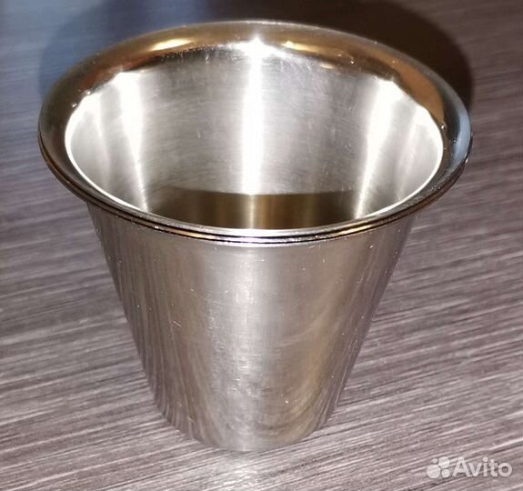 Стопки походные металлические 100 мл, 3 штуки